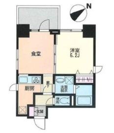 フォンテーヌ美和 3F1 間取り図