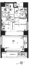 ハーモニーレジデンス浅草 4階 間取り図