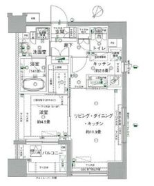 ウィルローズ日本橋浜町sui 10階 間取り図