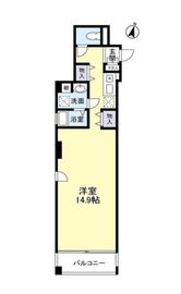 リバーレ九段南 301 間取り図