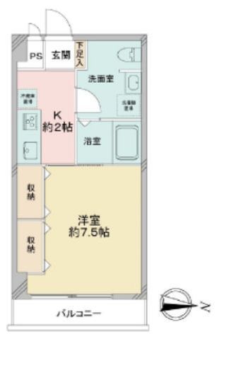 レジデンス錦糸町 303 間取り図