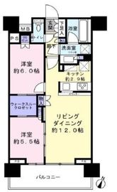 クレヴィア新宿若松町 12階 間取り図