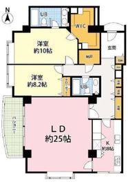 ヴィクトリアコート 1階 間取り図