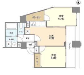 パークヒルズ 1001 間取り図