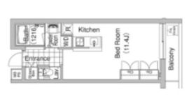 コンフォリア早稲田 314 間取り図