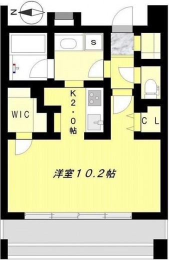 オープンレジデンシア東中野 504 間取り図