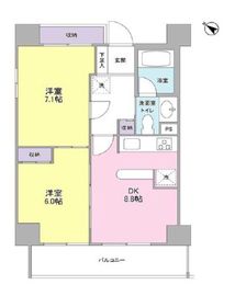 プロスペクト西巣鴨 802 間取り図