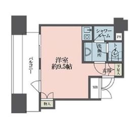 ルネ新宿御苑タワー 309 間取り図