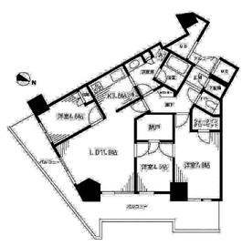 キャピタルマークタワー 29階 間取り図