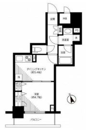 銀座レジデンス伍番館 405 間取り図