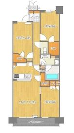 ザ・ガーデンズ西葛西 8階 間取り図