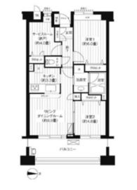 パークビューステージ東陽町 9階 間取り図