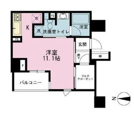 ブランズ神楽坂 5階 間取り図