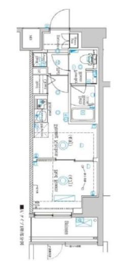 ラフィスタ中野本町 102 間取り図