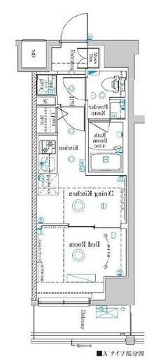 ラフィスタ中野本町 502 間取り図