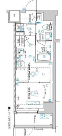 ラフィスタ中野本町 1002 間取り図