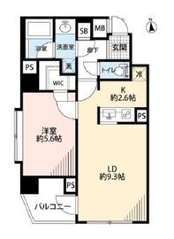 グラーサ西麻布 12階 間取り図