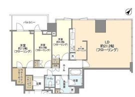 ブランズタワー豊洲 42階 間取り図