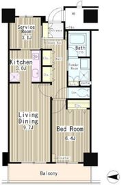 イーストコア曳舟一番館 17階 間取り図