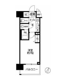 コンシェリア豊洲マスターズヴィラ 4階 間取り図