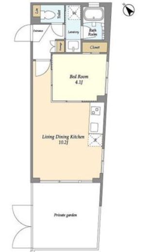 ASTILE西新宿Ⅱ (アスティーレ西新宿2) 106 間取り図