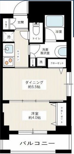 日神デュオステージ浅草橋 4階 間取り図
