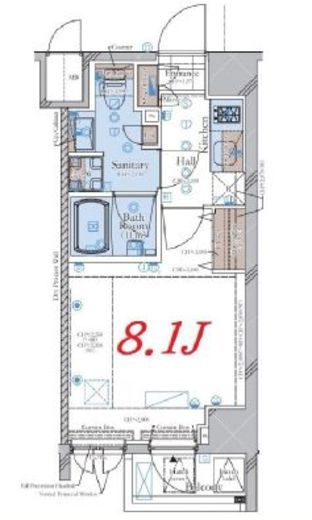コンシェリア東池袋 7階 間取り図
