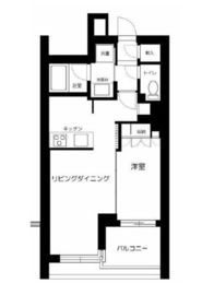 クレヴィア日本橋浜町公園 4階 間取り図
