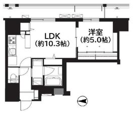 フレンシア菊川 11階 間取り図