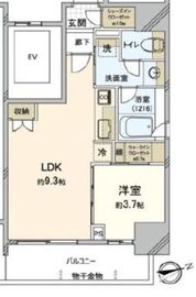 パークリュクス中野 5階 間取り図