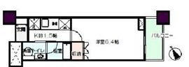 パークハウス代々木公園ラフィナート 4階 間取り図