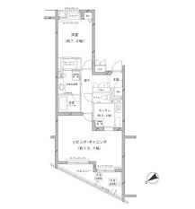 MFPRコート代官山 104 間取り図