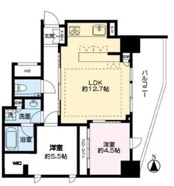 アトラス新宿左門町 11階 間取り図