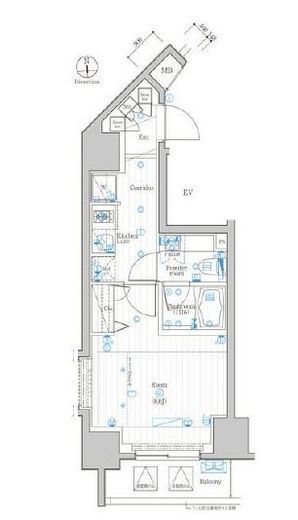 シーフォルム駒沢大学 7階 間取り図
