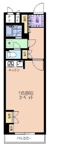 パークノヴァ神宮前 2階 間取り図