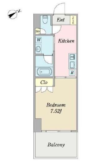 パークホームズ武蔵小山 2階 間取り図