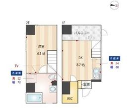 エルヴァージュ神田神保町 1105 間取り図