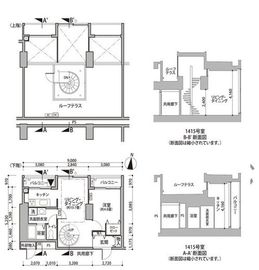 東雲キャナルコートCODAN 11-1415 間取り図