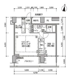 東雲キャナルコートCODAN 17-906 間取り図