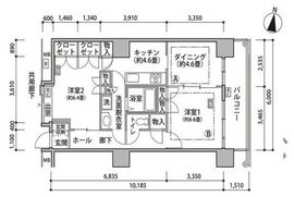 東雲キャナルコートCODAN 18-910 間取り図