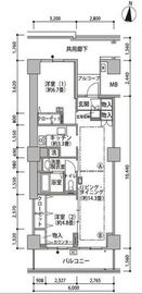 東雲キャナルコートCODAN 21-607 間取り図