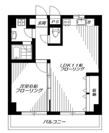 PAL中野ビル 4階 間取り図