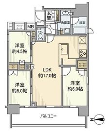 ウィルローズ菊川 2階 間取り図