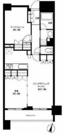 プレシス駒沢 9階 間取り図