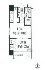 コンフォリア新宿御苑1 601 間取り図