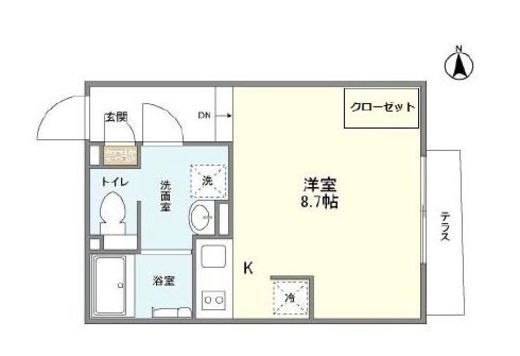 LAPis Park四谷三丁目 303 間取り図