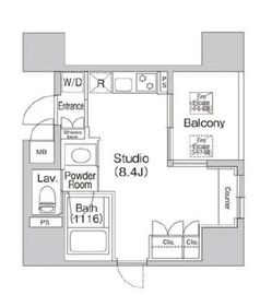 コンフォリア池袋DEUX 205 間取り図