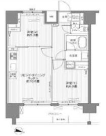 センテニアル王子神谷 8階 間取り図