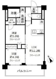 エヌステージ赤羽志茂 404 間取り図