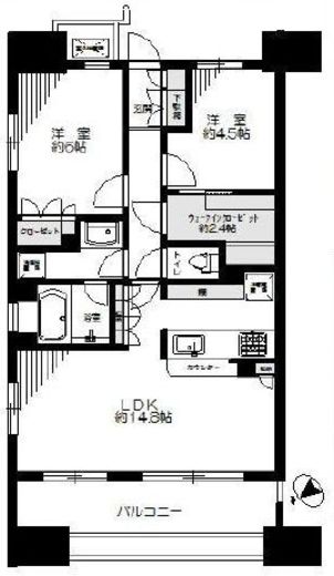 晴海テラス 12階 間取り図